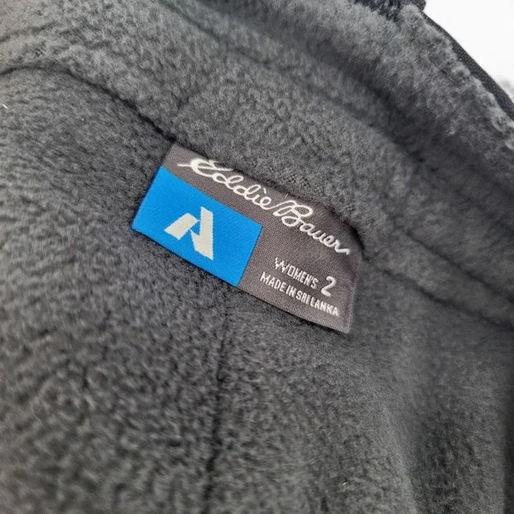 Eddie Bauer First Ascent Pants Womens 2 Black Hiking Stretch Outdoor Lined - Picture 6 of 7